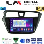 LM Digital - LM ZB8517 GPS Οθόνη OEM Multimedia Αυτοκινήτου για Hyundai i20 2015> (CarPlay/AndroidAuto/BT/GPS/WIFI/GPRS)