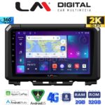 LM Digital - LM ZB8570 GPS Οθόνη OEM Multimedia Αυτοκινήτου για SUZUKI JIMNY 2018> (CarPlay/AndroidAuto/BT/GPS/WIFI/GPRS)
