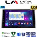 LM Digital - LM ZB8572 GPS Οθόνη OEM Multimedia Αυτοκινήτου για TOYOTA RAV 4  2019 >  (CarPlay/AndroidAuto/BT/GPS/WIFI/GPRS)