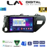 LM Digital - LM ZB8588 GPS Οθόνη OEM Multimedia Αυτοκινήτου για TOYOTA HILUX 2017>   (CarPlay/AndroidAuto/BT/GPS/WIFI/GPRS)