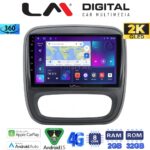 LM Digital - LM ZB8706 GPS Οθόνη OEM Multimedia Αυτοκινήτου για Opel Vivaro 2014 > 2020Renault Traffic 2014 > 2020Nissan NV300 2014 > 2020Fiat Talento 2014 > 2020Δείτε τί φίσα έχει το αυτοκίνητο πριν την αγορά της οθόνης. (CarPlay/AndroidA