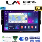 LM Digital - LM ZB8747 GPS Οθόνη OEM Multimedia Αυτοκινήτου για FIAT TIPO 2015>   (CarPlay/AndroidAuto/BT/GPS/WIFI/GPRS)