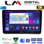 LM Digital - LM ZB8892 GPS Οθόνη OEM Multimedia Αυτοκινήτου για Opel Vivaro - Renault Trafic - Nissan Primastar 2002 >2009 (CarPlay/AndroidAuto/BT/GPS/WIFI/GPRS)