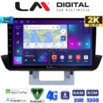 LM Digital - LM ZB8994UP GPS Οθόνη OEM Multimedia Αυτοκινήτου για Mazda BT50 2012 > 2018 (CarPlay/AndroidAuto/BT/GPS/WIFI/GPRS)