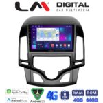 LM Digital - LM ZC8043CL GPS Οθόνη OEM Multimedia Αυτοκινήτου για HYUNDAI i30 2007-2012  (CarPlay/AndroidAuto/BT/GPS/WIFI/GPRS)
