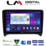 LM Digital - LM ZC8078 GPS Οθόνη OEM Multimedia Αυτοκινήτου για AUDI TT  2007 > 2014 (CarPlay/AndroidAuto/BT/GPS/WIFI/GPRS)