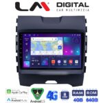LM Digital - LM ZC8248 GPS Οθόνη OEM Multimedia Αυτοκινήτου για Ford Edge 2016 > (CarPlay/AndroidAuto/BT/GPS/WIFI/GPRS)