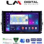 LM Digital - LM ZC8284 GPS Οθόνη OEM Multimedia Αυτοκινήτου για VW T-ROC & T-CROSS 2017>  (CarPlay/AndroidAuto/BT/GPS/WIFI/GPRS)