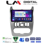 LM Digital - LM ZC8432 GPS Οθόνη OEM Multimedia Αυτοκινήτου για DACIA DUSTER 2006>2012  (CarPlay/AndroidAuto/BT/GPS/WIFI/GPRS)