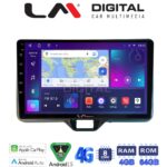 LM Digital - LM ZC8554 GPS Οθόνη OEM Multimedia Αυτοκινήτου για TOYOTA YARIS 2020> (CarPlay/AndroidAuto/BT/GPS/WIFI/GPRS)