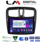 LM Digital - LM ZC8557 GPS Οθόνη OEM Multimedia Αυτοκινήτου για Dacia Santero 2012 > 2020 (CarPlay/AndroidAuto/BT/GPS/WIFI/GPRS)