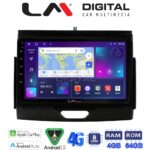 LM Digital - LM ZC8576B GPS Οθόνη OEM Multimedia Αυτοκινήτου για FORD RANGER 2015>2020 (CarPlay/AndroidAuto/BT/GPS/WIFI/GPRS)