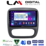 LM Digital - LM ZC8706 GPS Οθόνη OEM Multimedia Αυτοκινήτου για Opel Vivaro 2014 > 2020Renault Traffic 2014 > 2020Nissan NV300 2014 > 2020Fiat Talento 2014 > 2020Δείτε τί φίσα έχει το αυτοκίνητο πριν την αγορά της οθόνης. (CarPlay/AndroidA