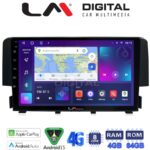 LM Digital - LM ZC8941 GPS Οθόνη OEM Multimedia Αυτοκινήτου για HONDA CIVIC 2016> (CarPlay/AndroidAuto/BT/GPS/WIFI/GPRS)