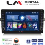 LM Digital - LM ZG4028B GPS Οθόνη OEM Multimedia Αυτοκινήτου για Toyota Auris 2007 > 2012 (CarPlay/AndroidAuto/BT/GPS/WIFI/GPRS)
