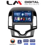LM Digital - LM ZL4043CL GPS Οθόνη OEM Multimedia Αυτοκινήτου για HYUNDAI i30 2007-2012  (BT/GPS/WIFI)