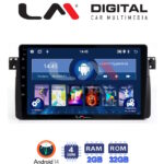 LM Digital - LM ZL4052 GPS Οθόνη OEM Multimedia Αυτοκινήτου για BMW Σειρά 3 (E46) 1998>2005  (BT/GPS/WIFI)