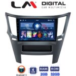 LM Digital - LM ZL4061 GPS Οθόνη OEM Multimedia Αυτοκινήτου για Subaru Legacy-Outback 2009>2013 (BT/GPS/WIFI)