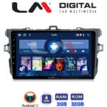 LM Digital - LM ZL4063 GPS Οθόνη OEM Multimedia Αυτοκινήτου για TOYOTA COROLLA 2006>2012  (BT/GPS/WIFI)