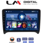 LM Digital - LM ZL4078 GPS Οθόνη OEM Multimedia Αυτοκινήτου για AUDI TT  2007 > 2014 (BT/GPS/WIFI)