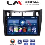 LM Digital - LM ZL4084 GPS Οθόνη OEM Multimedia Αυτοκινήτου για Τoyota Yaris 2006 > 2011 (BT/GPS/WIFI/GPRS)