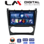 LM Digital - LM ZL4093 GPS Οθόνη OEM Multimedia Αυτοκινήτου για MERCEDES C class (W203) – CLC  2004>2008 (BT/GPS/WIFI)