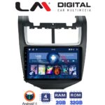 LM Digital - LM ZL4108 GPS Οθόνη OEM Multimedia Αυτοκινήτου για Chevrolet Aveo 2014>2017 (BT/GPS/WIFI)
