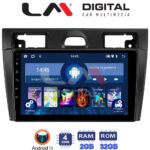 LM Digital - LM ZL4140B GPS Οθόνη OEM Multimedia Αυτοκινήτου για Ford Fiesta 2006 -> 2008 (BT/GPS/WIFI/GPRS)