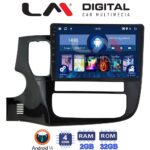 LM Digital - LM ZL4231 GPS Οθόνη OEM Multimedia Αυτοκινήτου για MITSUBISHI OUTLANDER  2013> (BT/GPS/WIFI)