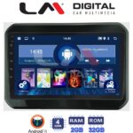 LM Digital - LM ZL4232 GPS Οθόνη OEM Multimedia Αυτοκινήτου για SUZUKI IGNIS 2016> (BT/GPS/WIFI)