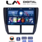 LM Digital - LM ZL4272 GPS Οθόνη OEM Multimedia Αυτοκινήτου για SUBARU IMPREZA-FORESTER 2009>2012 (BT/GPS/WIFI)