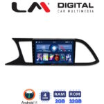 LM Digital - LM ZL4306 GPS Οθόνη OEM Multimedia Αυτοκινήτου για SEAT LEON 2012>  (BT/GPS/WIFI)