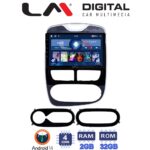 LM Digital - LM ZL4320 GPS Οθόνη OEM Multimedia Αυτοκινήτου για RENAULT CLIO 2012 > 2015  (BT/GPS/WIFI)