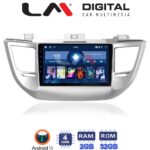 LM Digital - LM ZL4361 GPS Οθόνη OEM Multimedia Αυτοκινήτου για Hyundai Tucson 2015 < 2019 (BT/GPS/WIFI)