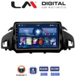 LM Digital - LM ZL4362 GPS Οθόνη OEM Multimedia Αυτοκινήτου για FORD KUGA 2013> & C-MAX 2011> (BT/GPS/WIFI)