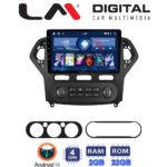 LM Digital - LM ZL4367B GPS Οθόνη OEM Multimedia Αυτοκινήτου για FORD MONDEO 2007 > 2010 (BT/GPS/WIFI)