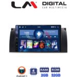 LM Digital - LM ZL4394 GPS Οθόνη OEM Multimedia Αυτοκινήτου για BMW S5-S7-X5 (E38-E39-E59) 1998 2003 (BT/GPS/WIFI)