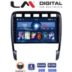 LM Digital - LM ZL4443 GPS Οθόνη OEM Multimedia Αυτοκινήτου για PORSCHE CAYENNE 2002>2011 (BT/GPS/WIFI)