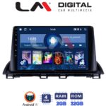 LM Digital - LM ZL4461 GPS Οθόνη OEM Multimedia Αυτοκινήτου για Mazda 3 2014 >  (BT/GPS/WIFI/GPRS)