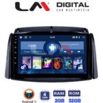 LM Digital - LM ZL4498 GPS Οθόνη OEM Multimedia Αυτοκινήτου για Renault Koleos 2006>2017 (BT/GPS/WIFI)