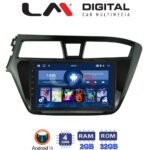 LM Digital - LM ZL4517 GPS Οθόνη OEM Multimedia Αυτοκινήτου για Hyundai i20 2015> (BT/GPS/WIFI)
