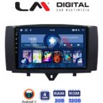 LM Digital - LM ZL4587 GPS Οθόνη OEM Multimedia Αυτοκινήτου για SMART ForTwo 2011> 2015 (BT/GPS/WIFI)
