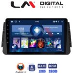 LM Digital - LM ZL4714 GPS Οθόνη OEM Multimedia Αυτοκινήτου για Nissan Micra (K14) 2017> (BT/GPS/WIFI)