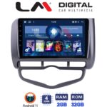 LM Digital - LM ZL4731 GPS Οθόνη OEM Multimedia Αυτοκινήτου για Honda Jazz 2003 - 2008 (BT/GPS/WIFI)