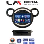 LM Digital - LM ZL4835 GPS Οθόνη OEM Multimedia Αυτοκινήτου για MINI Clubman '07>'14 & Countryman '10>'16 & Paceman '12>'16 & Cooper '07>'14 (BT/GPS/WIFI)