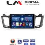 LM Digital - LM ZL4947 GPS Οθόνη OEM Multimedia Αυτοκινήτου για TOYOTA RAV 4  2013 > 2020 (BT/GPS/WIFI)