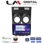 LM Digital - LM ZN4001 GPS Οθόνη OEM Multimedia Αυτοκινήτου για NISSAN QASHQAI 2007 > 2013 (CarPlay/AndroidAuto/BT/GPS/WIFI/GPRS)