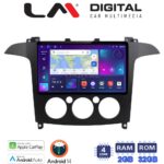 LM Digital - LM ZN4003A GPS Οθόνη OEM Multimedia Αυτοκινήτου για Ford S-Max 2006 > 2014 (CarPlay/AndroidAuto/BT/GPS/WIFI/GPRS)