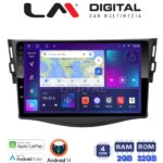 LM Digital - LM ZN4018 GPS Οθόνη OEM Multimedia Αυτοκινήτου για TOYOTA RAV4 2006 > 2012 (CarPlay/AndroidAuto/BT/GPS/WIFI/GPRS)