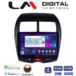 LM Digital - LM ZN4026 GPS Οθόνη OEM Multimedia Αυτοκινήτου για MITSUBISHI ASX 2008> (CarPlay/AndroidAuto/BT/GPS/WIFI/GPRS)